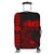 Hawaii Map Kanaka Polynesian Hula Girl Luggage Covers Red - AH - J5C Black - Polynesian Pride