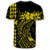 Hawaii Map Kanaka Polynesian Hula Girl T Shirt Yellow J5R - Polynesian Pride