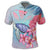 Hawaii Map Kanaka Turtle Galaxy Night Plumeria Hibiscus Polo Shirt - Polynesian Pride