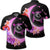 Hawaii Map Moon Star Turtle Plumeria Hibiscus Polo Shirt Unisex Black - Polynesian Pride