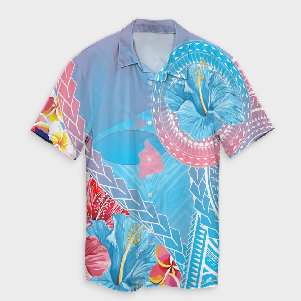 Hawaii Map Sweet Dream Kanaka Polynesian Hibiscus Hawaiian Shirt - AH Unisex Black - Polynesian Pride