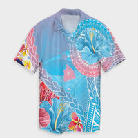 Hawaiian Matching Dress and Hawaiian Shirt Hawaii Map Sweet Dream Kanaka Polynesian Hibiscus RLT14 - Polynesian Pride