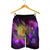 Hawaii Map Turtle Galaxy Men's Shorts - AH - Purple - Polynesian Pride