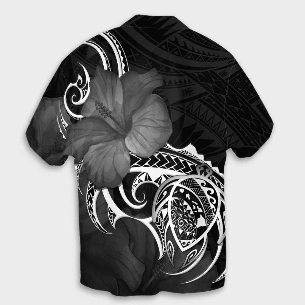 Hawaii Map Turtle Hibiscus Divise Polynesian Hawaiian Shirt - AH - Polynesian Pride