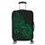 Hawaii Map Turtle Hibiscus Divise Polynesian Luggage Covers Green - AH Black - Polynesian Pride