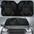 Hawaii Map Turtle Ohana Hibiscus Kakau Polynesian Car Sun Shade Auto Sun Shade Universal Fit Gray - Polynesian Pride