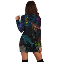 Hawaii Marine Life Sea Hoodie Dress - AH - Polynesian Pride