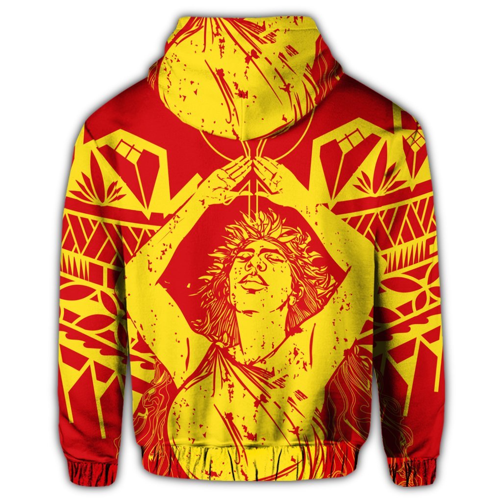 Hawaiian Mauna Kea Pele Polynesian Hoodie - Polynesian Pride
