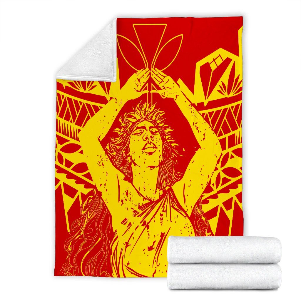 Hawaii Mauna Kea Pele Polynesian Premium Blankets - AH - Polynesian Pride