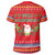 Hawaii Mele Kalikimaka Pattern Christmas Hawaiian T Shirt Pon Style - Polynesian Pride