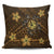 Hawaii Mix Polynesian Turtle Plumeria Pillow Covers - AH - Nick Style - Brown Pillow Covers Black - Polynesian Pride