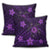 Hawaii Mix Polynesian Turtle Plumeria Pillow Covers - AH - Nick Style - Purple - Polynesian Pride