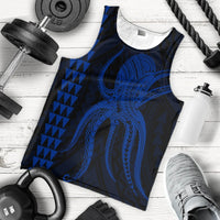 Hawaii Octopus KaKau Polynesian Tank Top - Blue - AH - Polynesian Pride