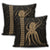 Hawaii Octopus KaKau Polynesian Pillow Covers - Gold - AH - Polynesian Pride