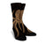 Hawaii Octopus KaKau Polynesian Crew Socks - Gold - AH - Polynesian Pride