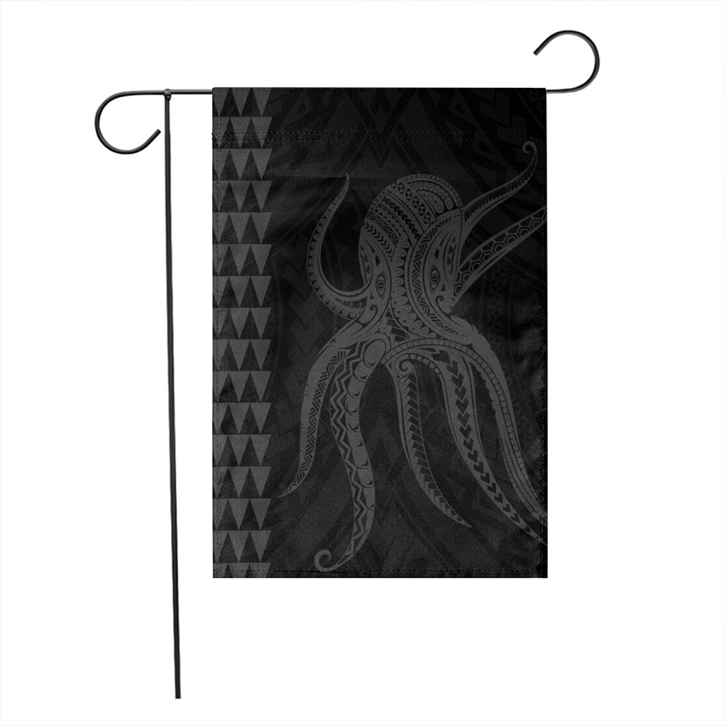 Hawaii Octopus KaKau Polynesian Flag - Gray - AH - Polynesian Pride