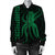 Hawaii Octopus KaKau Polynesian Bomber Jacket - Green - AH - Polynesian Pride