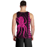 Hawaii Octopus KaKau Polynesian Tank Top - Pink - AH - Polynesian Pride