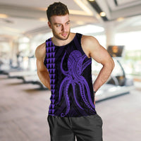 Hawaii Octopus KaKau Polynesian Tank Top - Purple - AH - Polynesian Pride