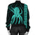 Hawaii Octopus KaKau Polynesian Bomber Jacket - Turquoise - AH - Polynesian Pride