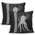 Hawaii Octopus KaKau Polynesian Pillow Covers - White - AH - Polynesian Pride