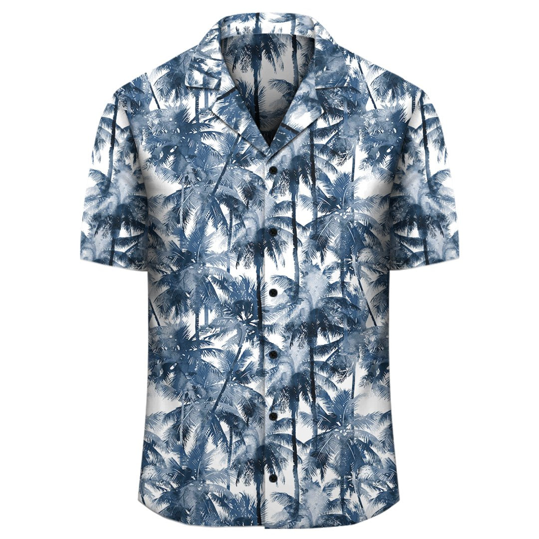 Hawaii Palm Trees And Tropical Branches Hawaiian Shirt - Polynesian Pride