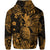 Custom Hawaii Pineapple Polynesian Zip Hoodie Unique Style Gold LT8 - Polynesian Pride