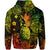 Hawaii Pineapple Polynesian Zip Hoodie Unique Style Reggae LT8 - Polynesian Pride