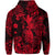 Custom Hawaii Pineapple Polynesian Zip Hoodie Unique Style Red LT8 - Polynesian Pride