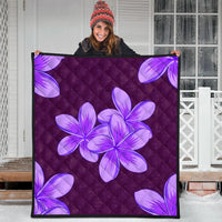 Hawaii Plumeria Simple Premium Quilts - AH - Polynesian Pride