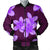 Hawaii Plumeria Simple Bomber Jacket - AH Black Unisex - Polynesian Pride