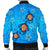 Hawaii Plumeria Turtle In The Ocean Bomber Jacket - AH - John Style - Polynesian Pride