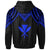 Hawaii Hoodie Polynesian Armor Style Blue - Polynesian Pride