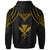 Hawaii Hoodie Polynesian Armor Style Gold - Polynesian Pride