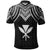 Hawaii Polo Shirt Polynesian Armor Style Black - Polynesian Pride