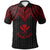 Hawaii Custom Polo Shirt Polynesian Armor Style Red Unisex Red - Polynesian Pride