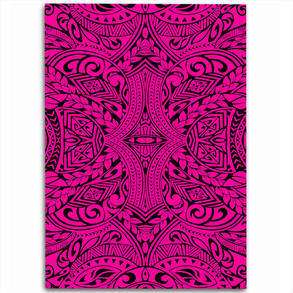 Hawaii Polynesian Culture Pink Area Rug - AH Luxurious - Polynesian Pride