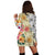 Hawaii Polynesian Flowers Swimming Turtles Hoodie Dress - AH - Polynesian Pride