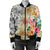 Hawaii Polynesian Flowers Swimming Turtles Bomber Jacket - AH - Polynesian Pride