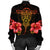 Hawaii Polynesian Hibiscus Animal Bomber Jacket - AH - Polynesian Pride