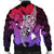 Hawaii Polynesian Hibiscus Sweat Bomber Jacket - AH - Polynesian Pride