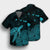 Hawaii Polynesian Hibiscus Turtle Map Hawaiian Shirt Blue - AH - Polynesian Pride