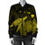 Hawaii Polynesian Hibiscus Turtle Map Bomber Jacket Yellow - AH - Polynesian Pride