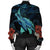 Hawaii Polynesian Honu Sea Hibiscus Bomber Jacket - AH - Polynesian Pride