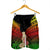 Hawaii Polynesian Hula Girl Wearing Plumeria Men's Shorts Reggae - AH - Polynesian Pride