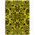 Hawaii Polynesian Kakau Turtle Yellow Area Rug - AH Luxurious - Polynesian Pride