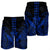 Hawaii Polynesian Kanaka Kakau Men's Shorts - Alan Style Blue - AH - Polynesian Pride