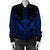 Hawaii Polynesian Kanaka Kakau Bomber Jacket - Alan Style Blue - AH - Polynesian Pride