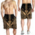 Hawaii Polynesian Kanaka Kakau Men's Shorts - Alan Style Gold - AH - Polynesian Pride