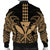 Hawaii Polynesian Kanaka Kakau Bomber Jacket - Alan Style Gold - AH - Polynesian Pride